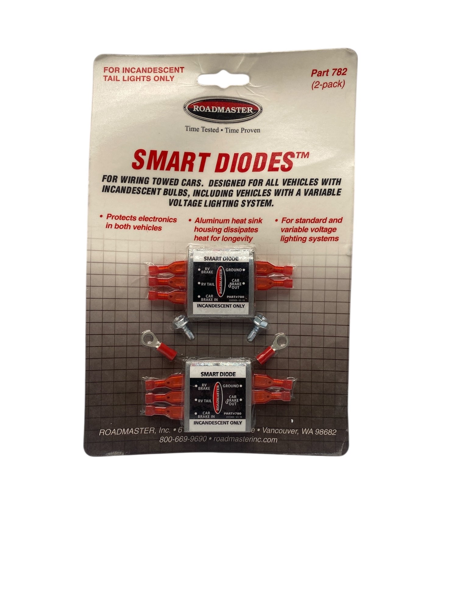 Roadmaster 782 Smart Diodes – Set of 2 for RV to Flat Tow Connections