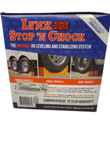 Stop N Chock orange wheel chocks 2 pack
