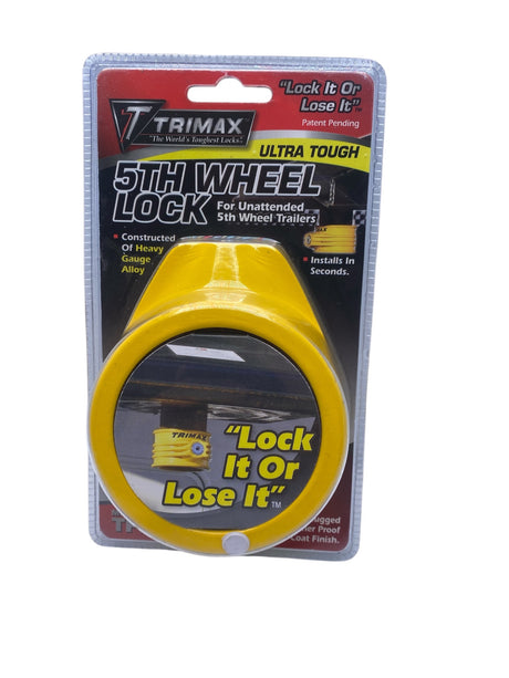 Trimax TFW55 King Pin Lock – Collar Style for 2" Fifth Wheel Trailers
