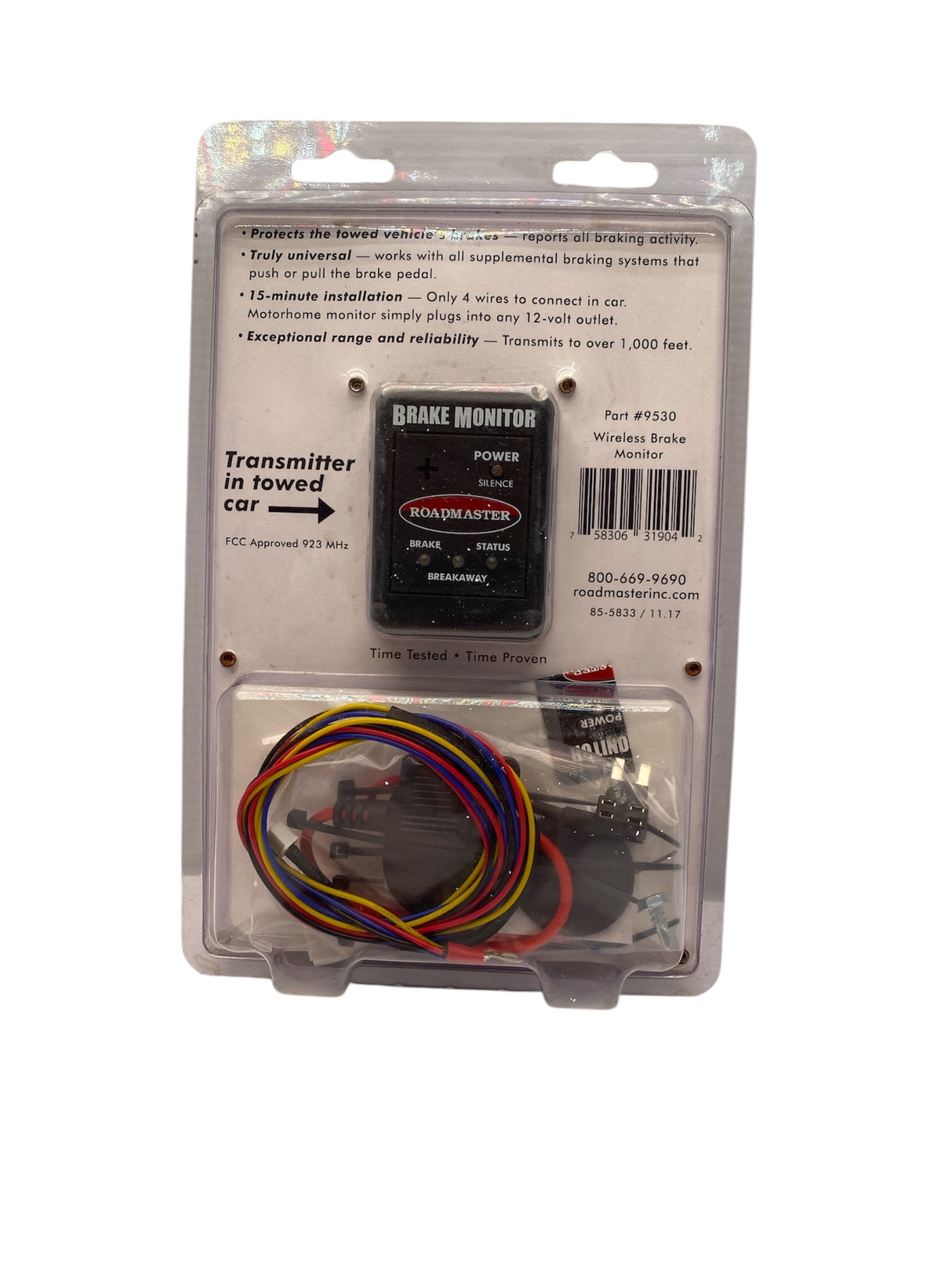 OEM Roadmaster 9530 Brake Monitor with Emergency Breakaway Alarm