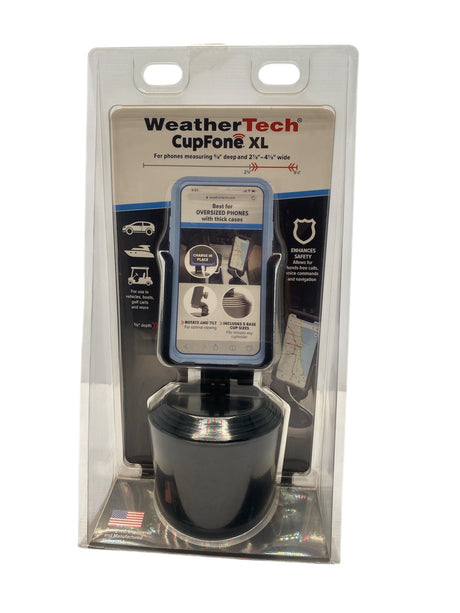 WeatherTech CupFone XL Cup Holder Phone Mount – Part # 8ACF4XLCS