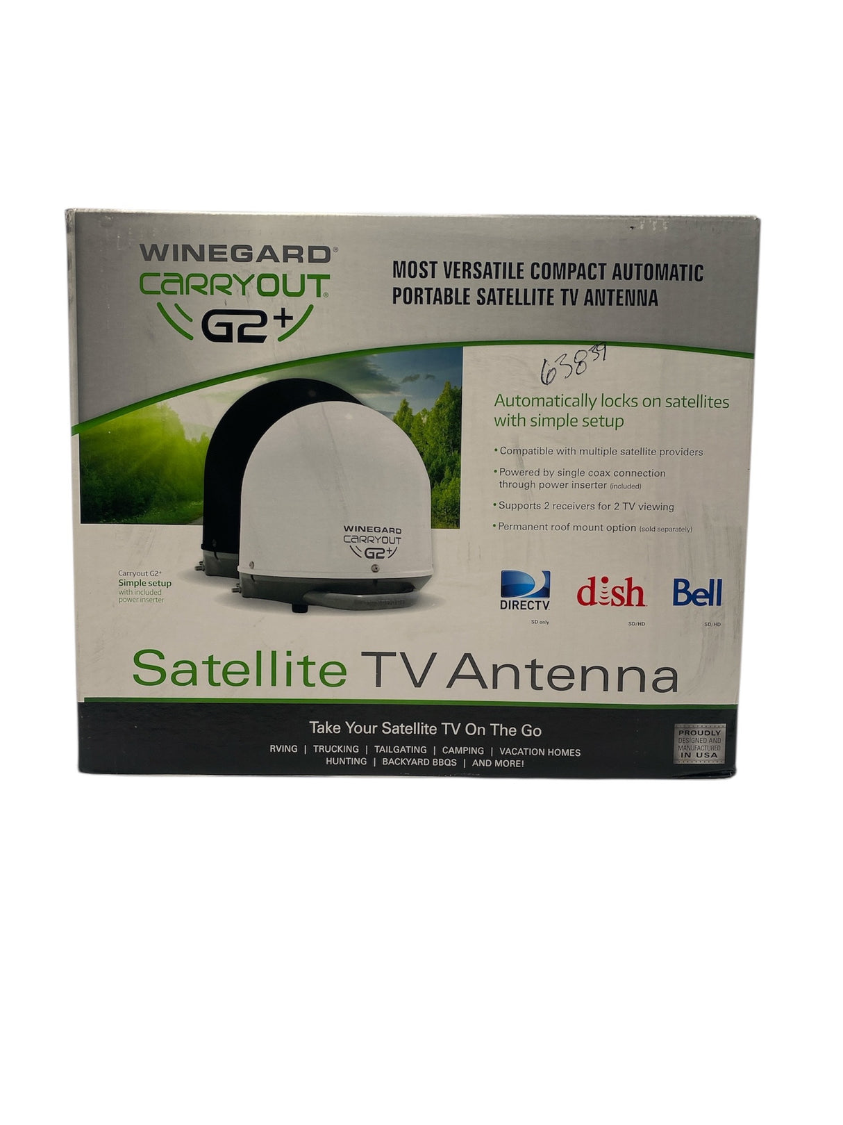 Winegard Carryout G2 Plus automatic RV satellite dome