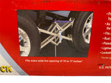 Tire locking RV wheel chock stabilizer
