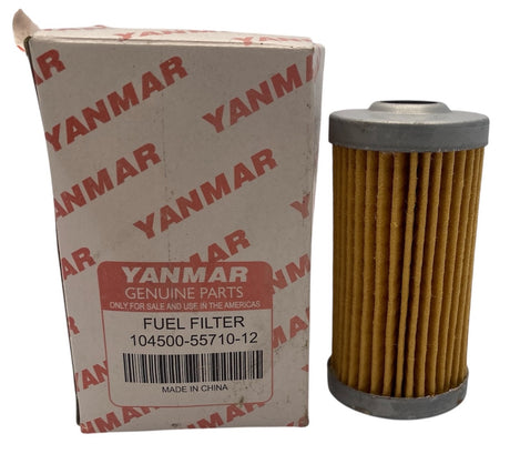 Yanmar YM-104500-55710-12 Fuel Filter Element – Genuine OEM Replacement for 2GM Diesel Engines