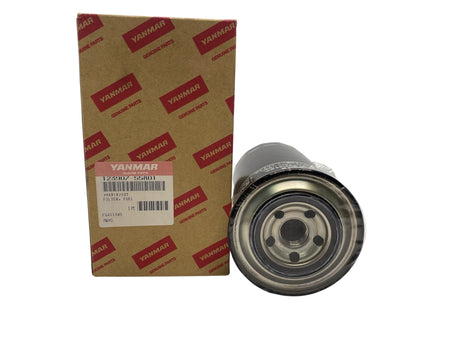 Close-up Yanmar 123907-55801 Fuel Filter – OEM Replacement for Marine Diesel Engines