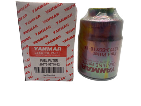 Yanmar YM-119773-55710-12 Fuel Filter – Genuine OEM Diesel Engine Replacement for 6LP & 6LPA Engines