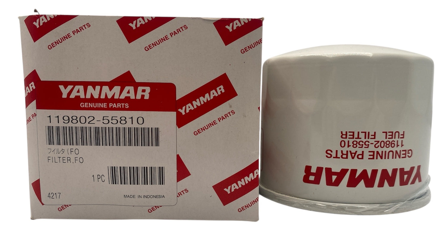 Yanmar Fuel Filter 119802-55810 – Genuine OEM diesel engine replacement part