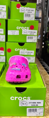 Kids Crocs Mattel Pink Barbie Classic Clog 211406-90H