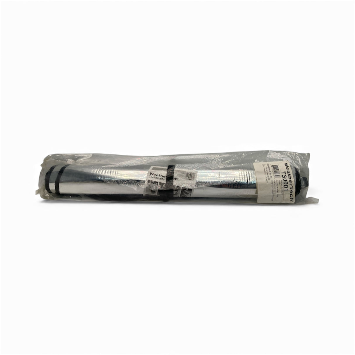 Reflective silver WeatherTech sunshade full windshield coverage