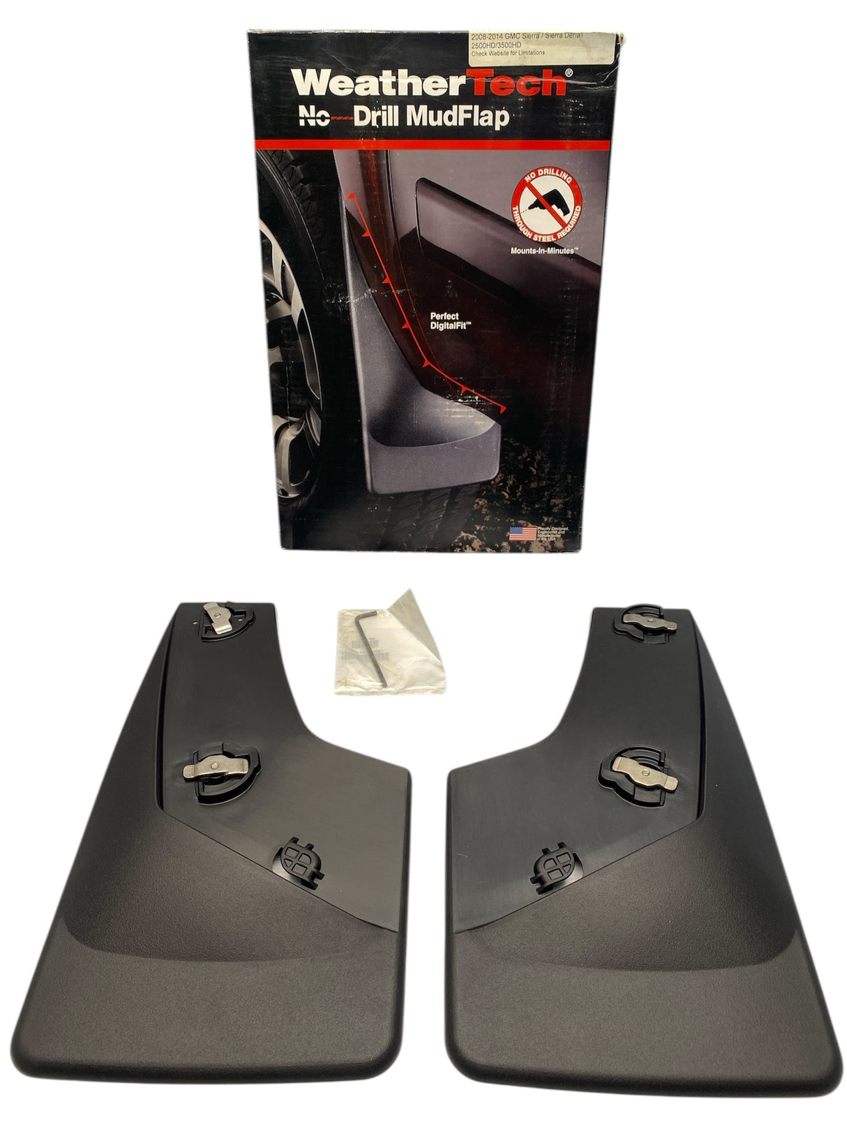 WeatherTech 120011 rear mud flaps for GMC Sierra
