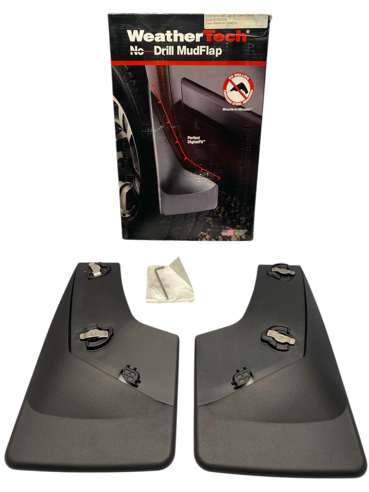 WeatherTech 120011 rear mud flaps for GMC Sierra