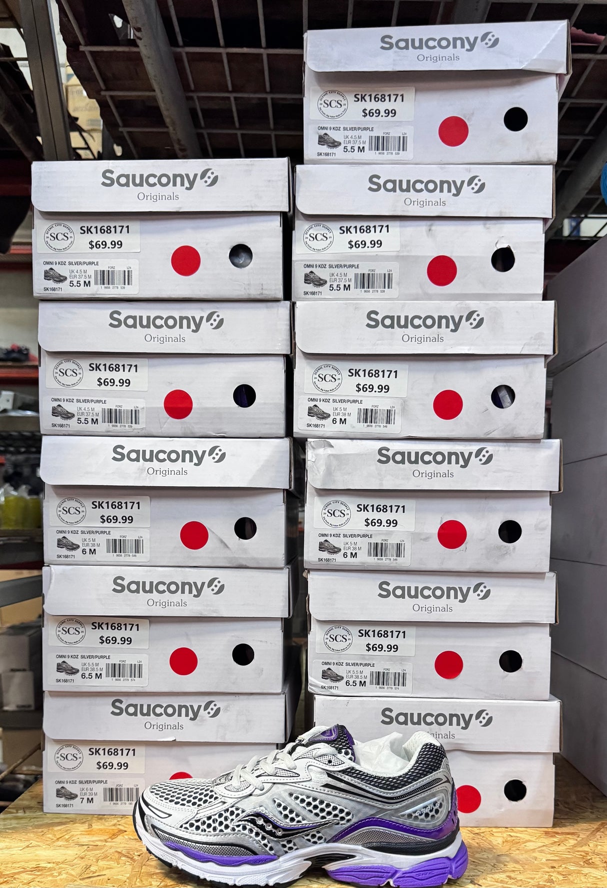 Kids Saucony Omni 9 KDZ SK168171