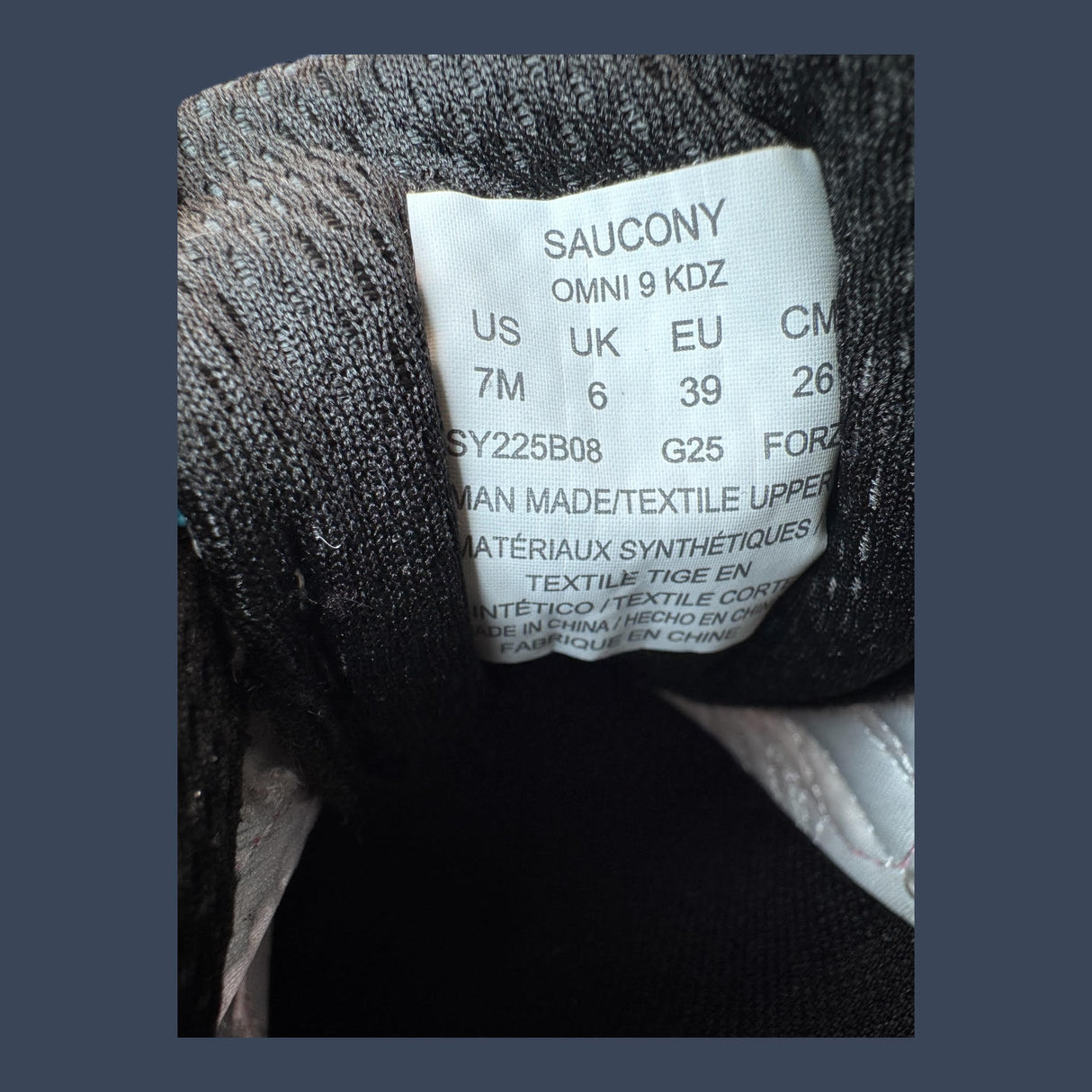 Kids Saucony Omni 9 KDZ SY225B08